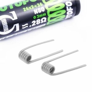 WOTOFO DUAL CORE FUSED CLAPTON 10szt. N80/0.28ohm