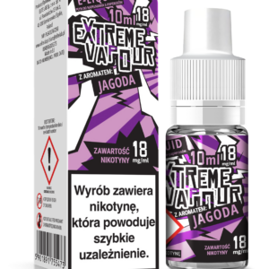 LIQUID 10ml EXTREME VAPOUR 18mg - Jagoda