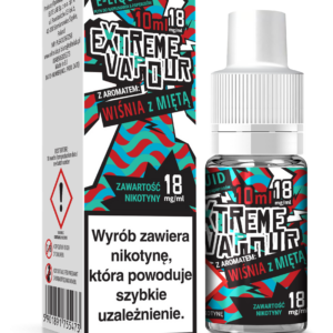 LIQUID 10ml EXTREME VAPOUR 18mg - Wiśnia z Miętą