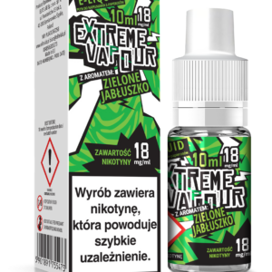 LIQUID 10ml EXTREME VAPOUR 18mg - Zielone Jabłuszko