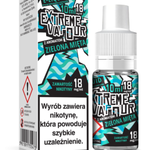 LIQUID 10ml EXTREME VAPOUR 12mg - Zielona Mięta